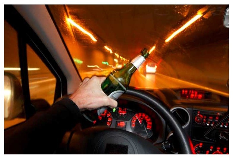 Drinking while driving = bad idea