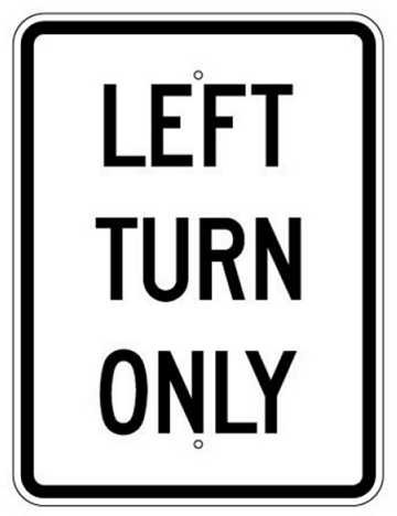 How to properly make a left turn