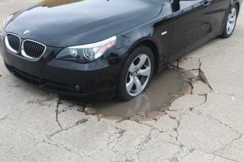 Pothole damage