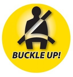 Be safe! Buckle up before you start driving!
