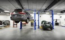 Professional vehicle lifting equipment at Dick Hannah Vancouver Collision Center, located at Vancouver, WA, 98668, allows our damage technicians a clear view of what might be causing the problem.