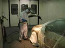 A professional refinished collision repair requires a professional spray booth like what we have here at Kraft's Body Shop in Santa Cruz, CA, 95062.