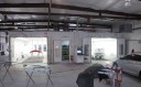 A neat and clean and professional refinishing department is located at Milstead Collision, Spring, TX, 77386