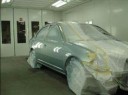 A neat and clean and professional refinishing department is located at Bell Ford Collision Center , Phoenix, AZ, 85023
