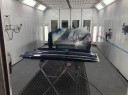 A professional refinished collision repair requires a professional spray booth like what we have here at Collision Works - Mustang in Mustang, OK, 73064.