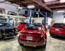 Professional vehicle lifting equipment at B & S Hacienda Auto Body - 1st St, located at Livermore, CA, 94551, allows our damage technicians a clear view of what might be causing the problem.