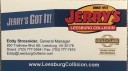 At Jerry's Leesburg Collision, located at Leesburg, VA, 20175, we have friendly and very experienced office personnel ready to assist you with your collision repair needs.
