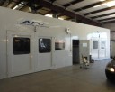 A neat and clean and professional refinishing department is located at Collision Pros - Chico, Chico, CA, 95973