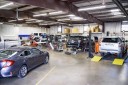 Professional vehicle lifting equipment at Davis Paint & Collision - Portland Ave, located at Oklahoma City, OK, 73170, allows our damage technicians a clear view of what might be causing the problem.