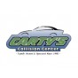Cartys Collision auto body shop logo Ontario california