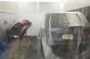 A clean and neat refinishing preparation area allows for a professional job to be done at Modern Auto Body - South Orange, South Orange, NJ, 07079.