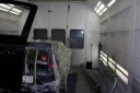 A professional refinished collision repair requires a professional spray booth like what we have here at Preston Auto Body in Preston, MD, 21655.